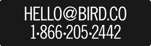 TS00100 (Bird One - Quarter Inch Contact Info Sticker)