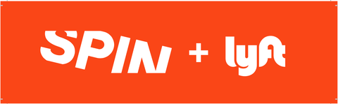 TS00212 (C1 Spin x Lyft Frame Sticker (Orange))