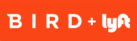 TS00215 (C1 Bird x Lyft Frame Sticker (Orange))